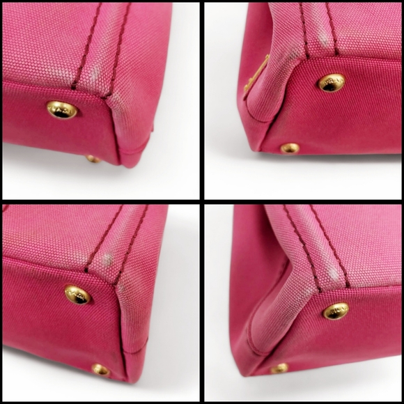 ✨️💎Authentic PRADA Canapa L Denim Tote Bag with strap - Picture 4 of 15